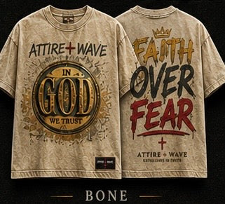 FAITH OVER FEAR Oversized Tee