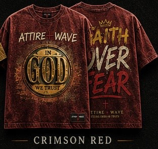 FAITH OVER FEAR Oversized Tee