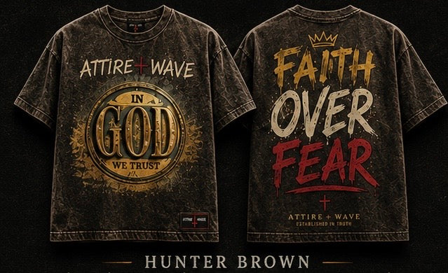 FAITH OVER FEAR Oversized Tee