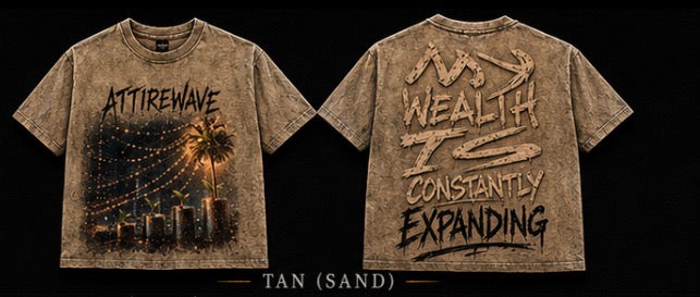 wealth Is Constantly Expanding Oversized Tee